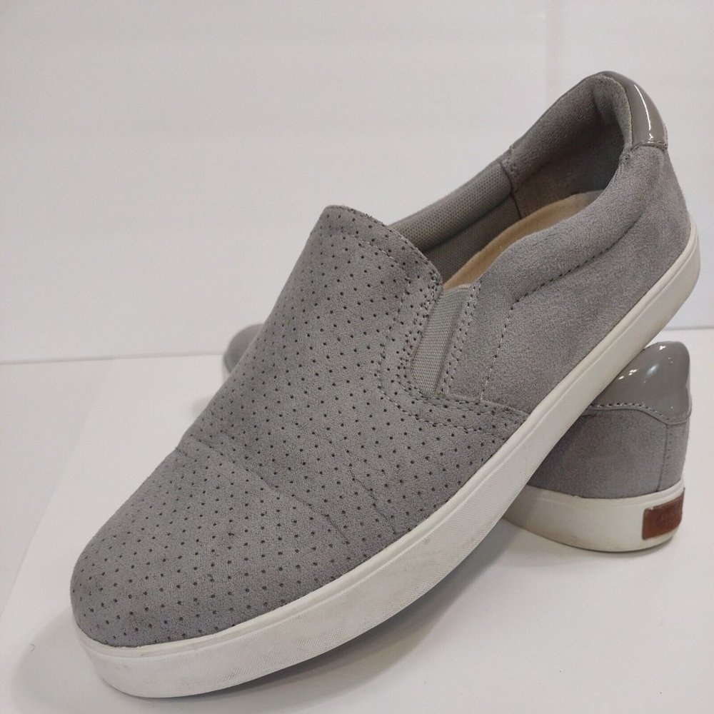 Dr Scholls Madison Be Free Energy Technology Sneakers Sz 8 Gray Perforated upper